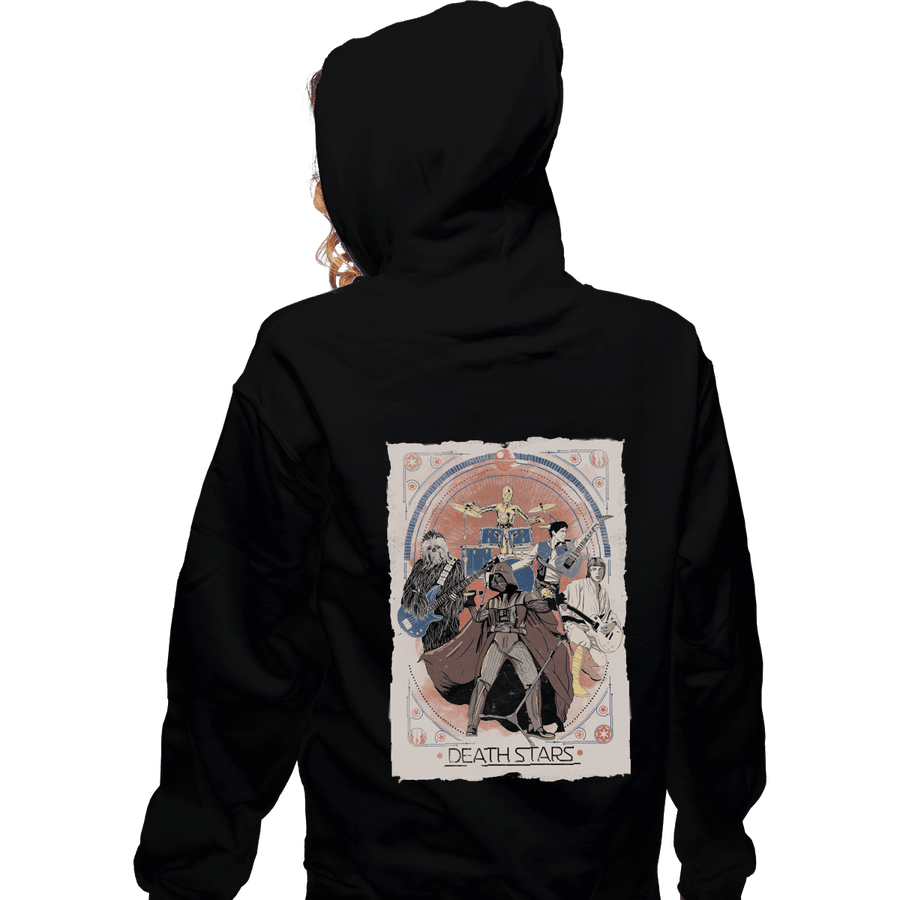 Shirts Zippered Hoodies, Unisex / Small / Black Death Stars