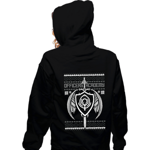 Shirts Zippered Hoodies, Unisex / Small / Black Officers Academy