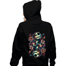Load image into Gallery viewer, Shirts Zippered Hoodies, Unisex / Small / Black Suit Of Skeletons
