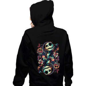 Shirts Zippered Hoodies, Unisex / Small / Black Suit Of Skeletons