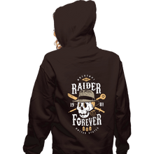 Load image into Gallery viewer, Shirts Zippered Hoodies, Unisex / Small / Dark Chocolate Raider Forever
