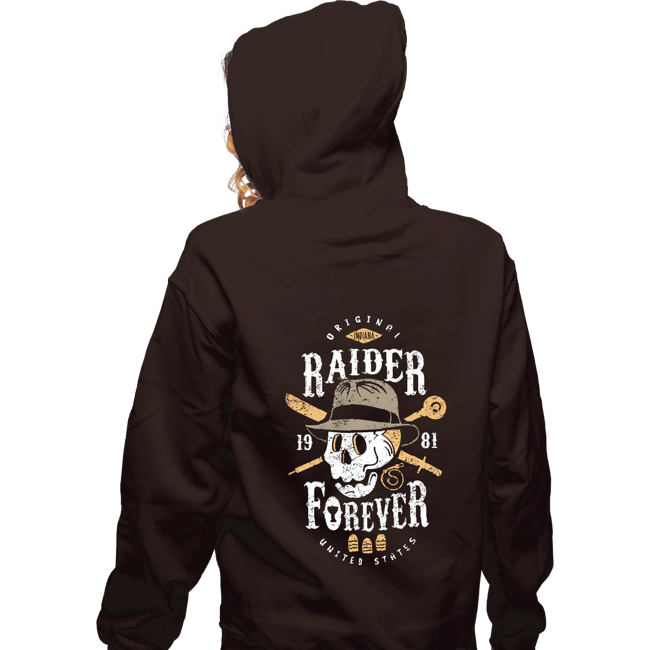 Shirts Zippered Hoodies, Unisex / Small / Dark Chocolate Raider Forever