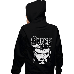 Shirts Pullover Hoodies, Unisex / Small / Black The Snake Ghost