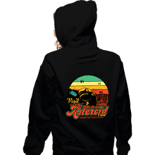 Load image into Gallery viewer, Daily_Deal_Shirts Zippered Hoodies, Unisex / Small / Black Asteroid Field
