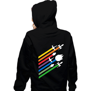 Shirts Zippered Hoodies, Unisex / Small / Black Rebellious Streaks