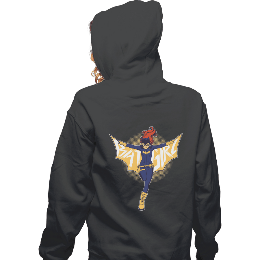 Shirts Zippered Hoodies, Unisex / Small / Dark Heather Bat Girl