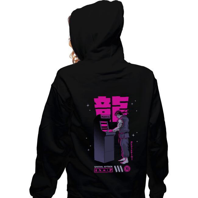 Secret_Shirts Zippered Hoodies, Unisex / Small / Black Ryu Arcade