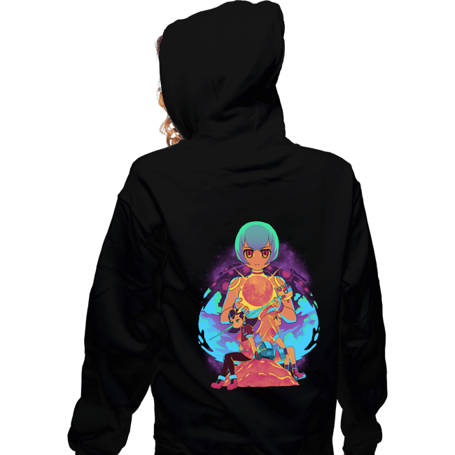 Daily_Deal_Shirts Zippered Hoodies, Unisex / Small / Black Get Him Off The Moon