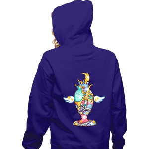Shirts Zippered Hoodies, Unisex / Small / Violet Magical Silhouettes - Holy Grail