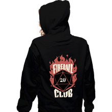 Load image into Gallery viewer, Daily_Deal_Shirts Zippered Hoodies, Unisex / Small / Black Fireball club

