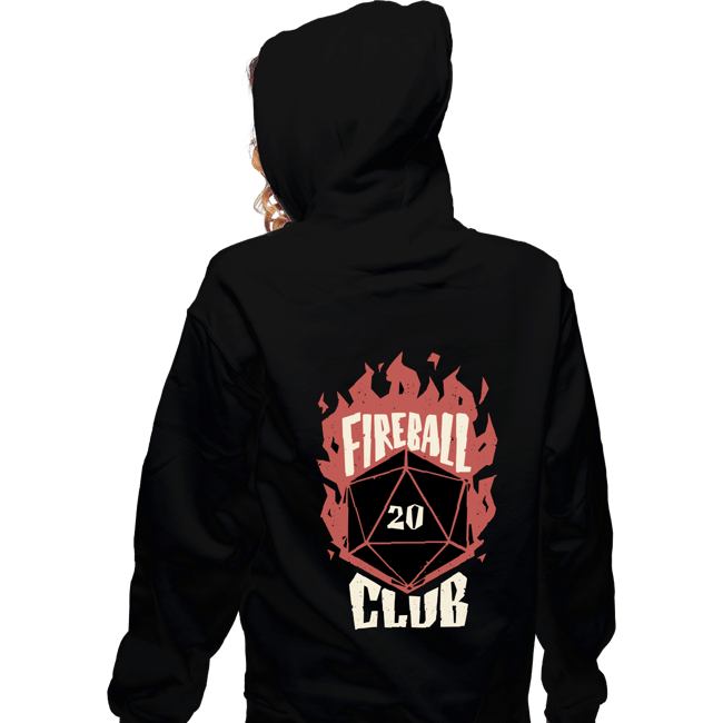 Daily_Deal_Shirts Zippered Hoodies, Unisex / Small / Black Fireball club