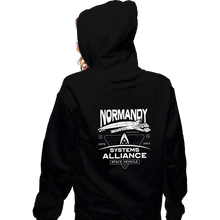 Load image into Gallery viewer, Daily_Deal_Shirts Zippered Hoodies, Unisex / Small / Black SSV Normandy
