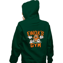 Load image into Gallery viewer, Daily_Deal_Shirts Zippered Hoodies, Unisex / Small / Irish Green Ewok&#39;s Gym
