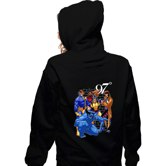 Daily_Deal_Shirts Zippered Hoodies, Unisex / Small / Black Mutant 97 Heads