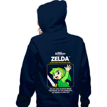 Load image into Gallery viewer, Daily_Deal_Shirts Zippered Hoodies, Unisex / Small / Navy Not Zelda
