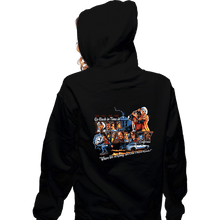 Load image into Gallery viewer, Shirts Zippered Hoodies, Unisex / Small / Black Go Back In Time In Hill Valley
