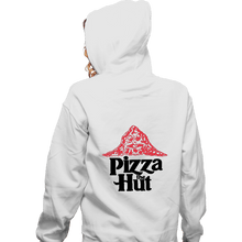 Load image into Gallery viewer, Secret_Shirts Zippered Hoodies, Unisex / Small / White Pizza-The-Hut
