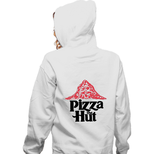 Secret_Shirts Zippered Hoodies, Unisex / Small / White Pizza-The-Hut