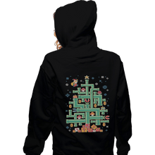 Load image into Gallery viewer, Shirts Zippered Hoodies, Unisex / Small / Black It&#39;s a Tree Mario

