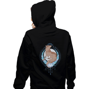 Shirts Pullover Hoodies, Unisex / Small / Black Howling Wolf