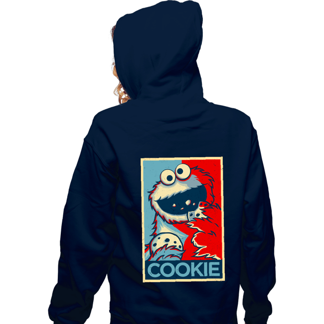 Daily_Deal_Shirts Zippered Hoodies, Unisex / Small / Navy Cookie Hope