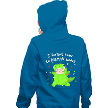 Load image into Gallery viewer, Shirts Zippered Hoodies, Unisex / Small / Royal Blue How To Human

