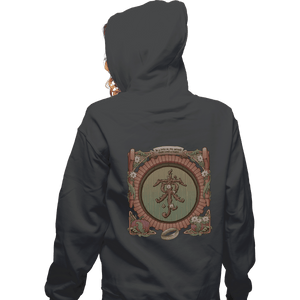 Secret_Shirts Zippered Hoodies, Unisex / Small / Dark Heather A Hole In The Ground