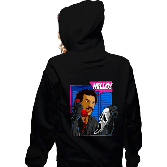 Daily_Deal_Shirts Zippered Hoodies, Unisex / Small / Black Hello Slasher