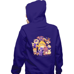 Daily_Deal_Shirts Zippered Hoodies, Unisex / Small / Violet Pal Friends
