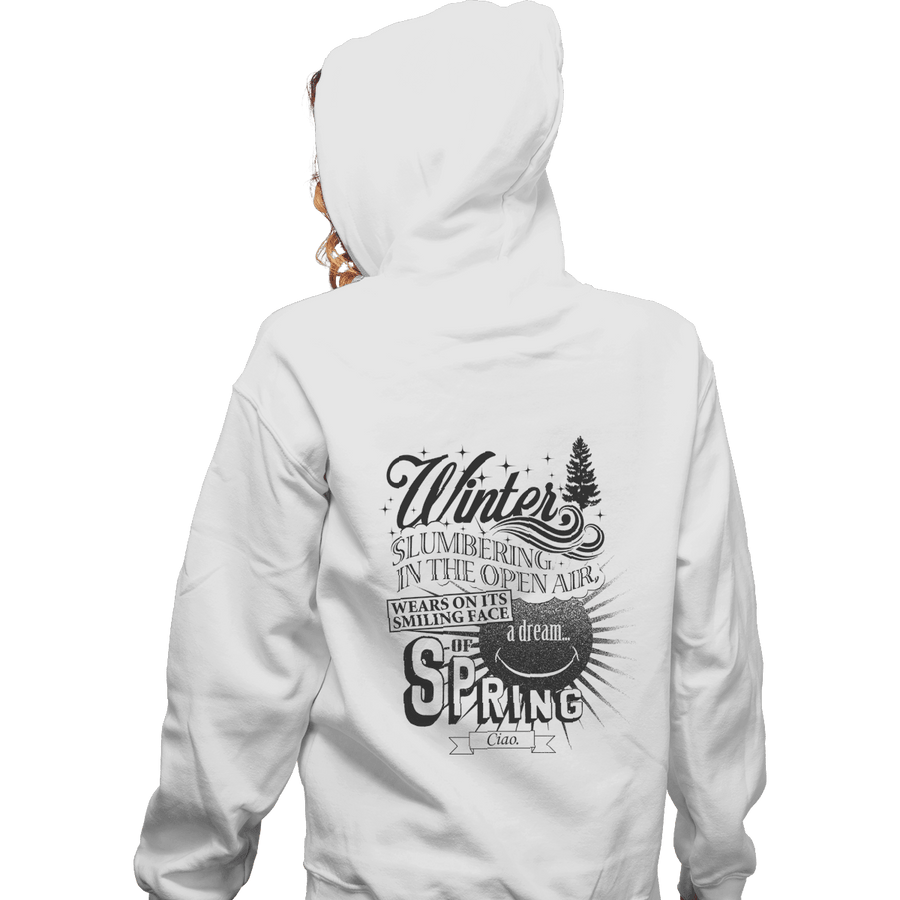 Shirts Zippered Hoodies, Unisex / Small / White Winter
