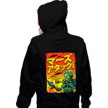 Load image into Gallery viewer, Shirts Zippered Hoodies, Unisex / Small / Black Mars Attacks
