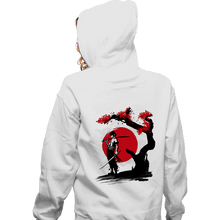 Load image into Gallery viewer, Shirts Zippered Hoodies, Unisex / Small / White Swordsman Pirate
