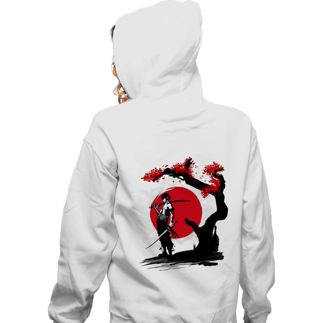 Shirts Zippered Hoodies, Unisex / Small / White Swordsman Pirate