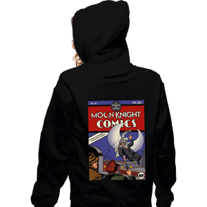 Secret_Shirts Zippered Hoodies, Unisex / Small / Black Moon Detective