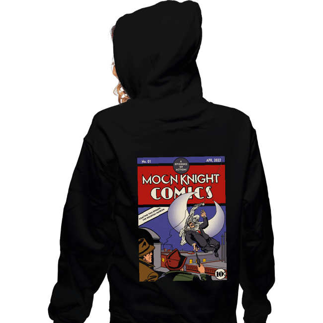 Secret_Shirts Zippered Hoodies, Unisex / Small / Black Moon Detective