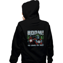 Load image into Gallery viewer, Daily_Deal_Shirts Zippered Hoodies, Unisex / Small / Black Captain Machine

