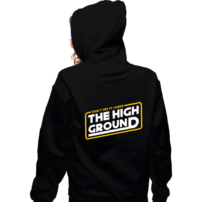 Shirts Zippered Hoodies, Unisex / Small / Black The High Ground