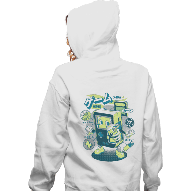 Daily_Deal_Shirts Zippered Hoodies, Unisex / Small / White Game Anatomy