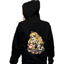 Load image into Gallery viewer, Daily_Deal_Shirts Zippered Hoodies, Unisex / Small / Black Rocker Aurora
