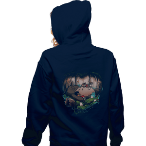 Shirts Zippered Hoodies, Unisex / Small / Navy Forest Dreamers