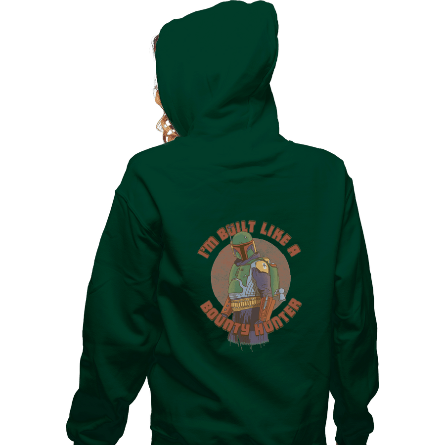 Shirts Zippered Hoodies, Unisex / Small / Irish green Built Like A Bounty Hunter
