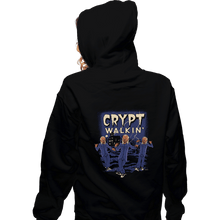 Load image into Gallery viewer, Daily_Deal_Shirts Zippered Hoodies, Unisex / Small / Black Crypt Walkin&#39;
