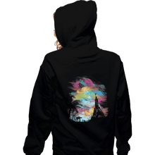 Load image into Gallery viewer, Shirts Zippered Hoodies, Unisex / Small / Black Sunset On Scarif
