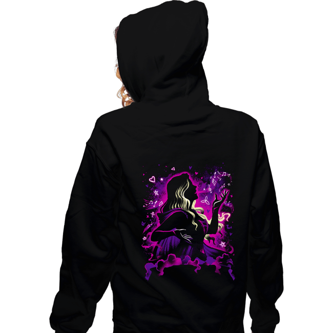 Daily_Deal_Shirts Zippered Hoodies, Unisex / Small / Black Love Witch