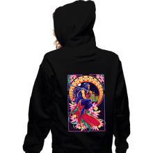 Load image into Gallery viewer, Daily_Deal_Shirts Zippered Hoodies, Unisex / Small / Black Ninja Art Nouveau Gaiden
