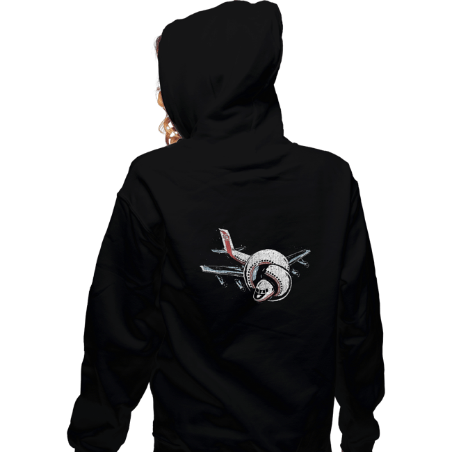 Secret_Shirts Zippered Hoodies, Unisex / Small / Black Airplane!