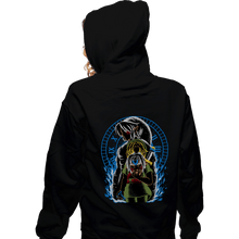 Load image into Gallery viewer, Daily_Deal_Shirts Zippered Hoodies, Unisex / Small / Black Fierce Deity
