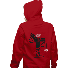 Load image into Gallery viewer, Daily_Deal_Shirts Zippered Hoodies, Unisex / Small / Red Saul On Saul
