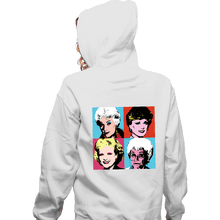 Load image into Gallery viewer, Secret_Shirts Zippered Hoodies, Unisex / Small / White Warhol Golden Girls
