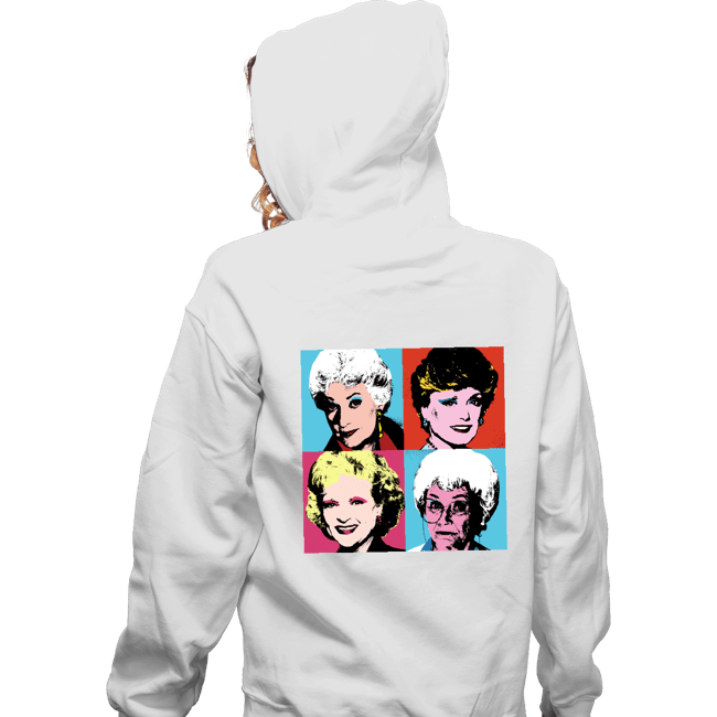 Secret_Shirts Zippered Hoodies, Unisex / Small / White Warhol Golden Girls